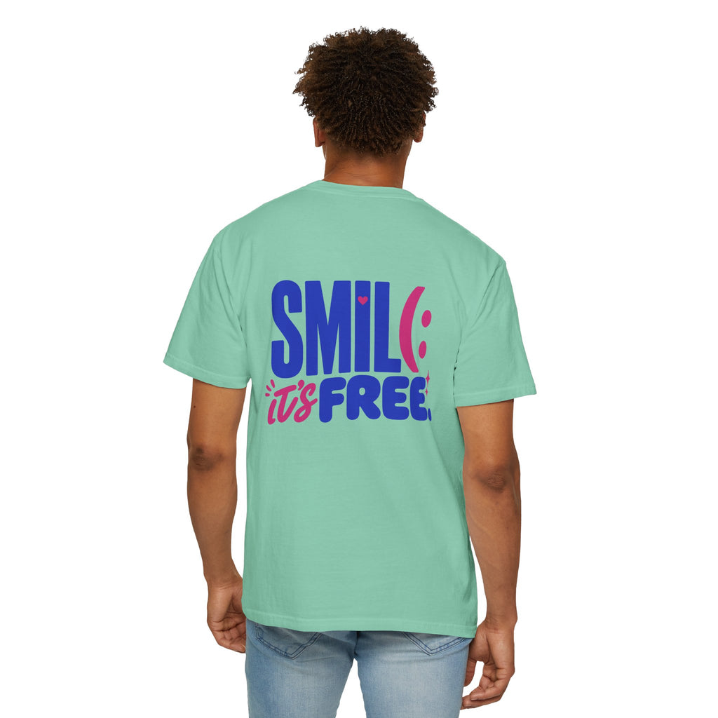 SMIL(: It’s Free Garment-Dyed Graphic Tee