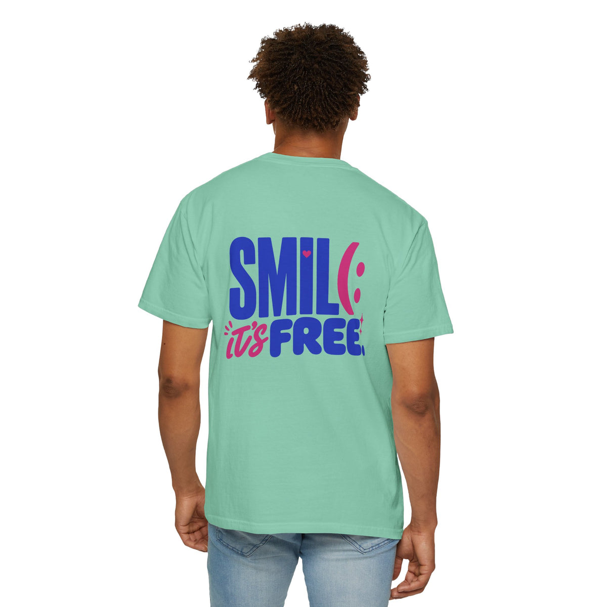 SMIL(: It’s Free Garment-Dyed Graphic Tee