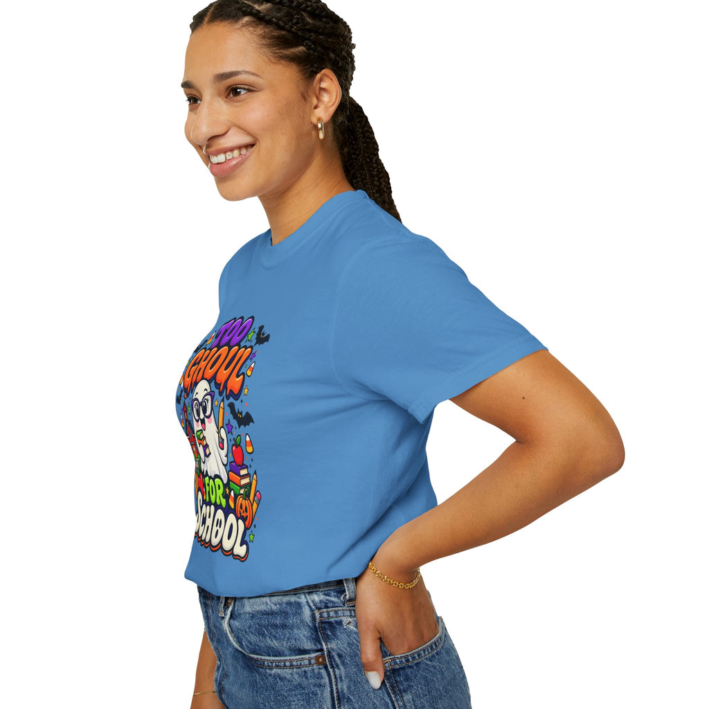 Too Ghoul for School T-Shirt — Cute Halloween Ghost Back-to-School Tee