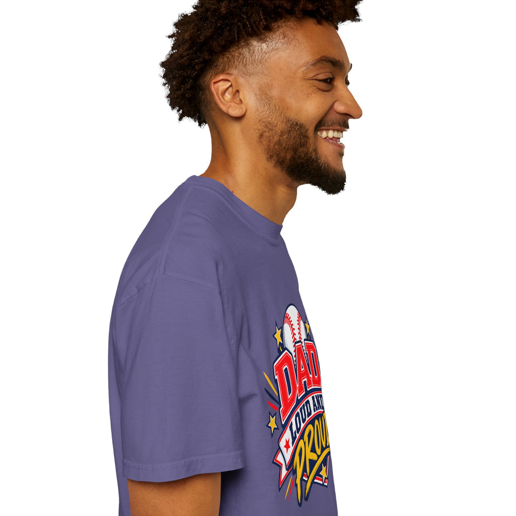 Baseball Dad Loud and Proud Comfort Colors® Tee ⚾️⭐