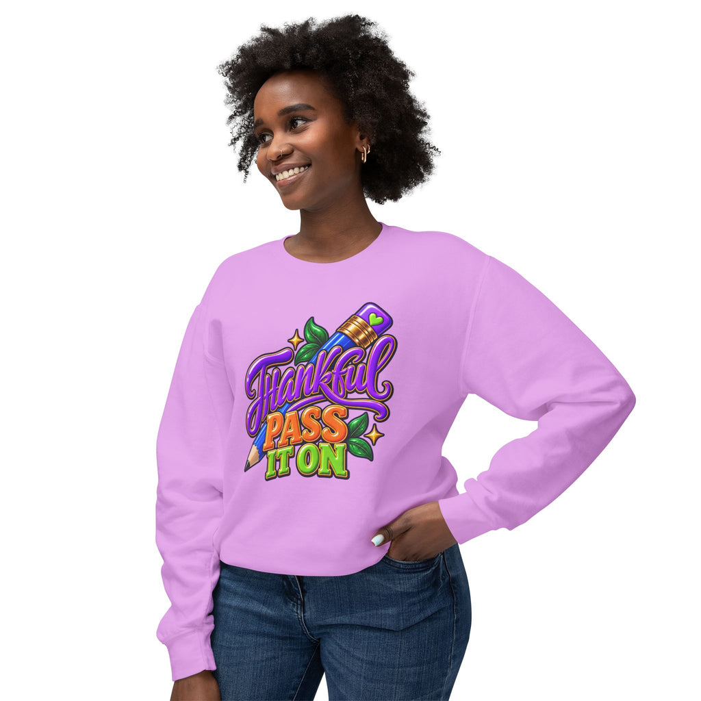 Thankful "Pass It On" Crewneck Sweatshirt