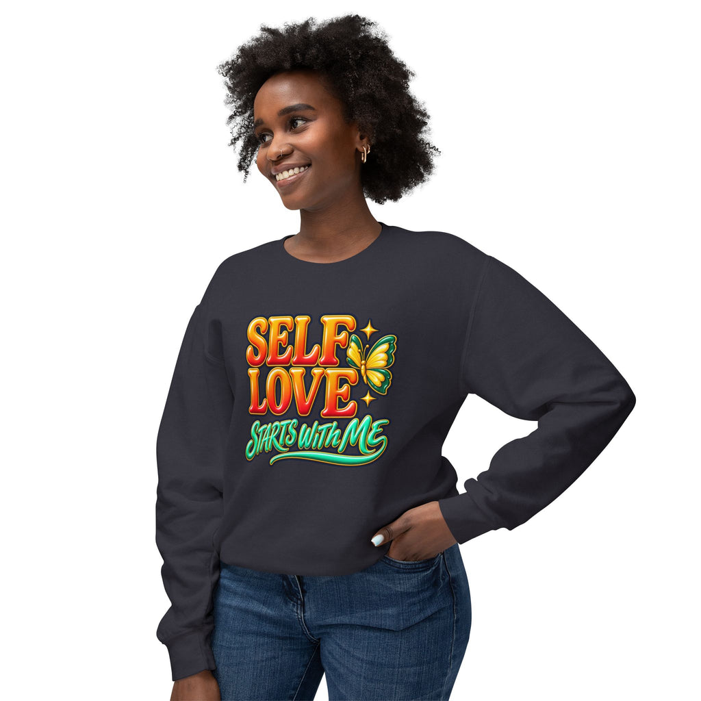 Self Love Starts With Me Crewneck Sweatshirt