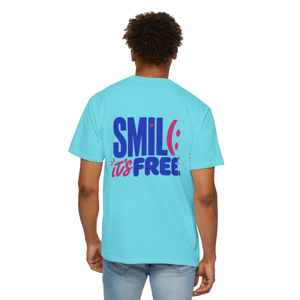 SMIL(: It’s Free Garment-Dyed Graphic Tee