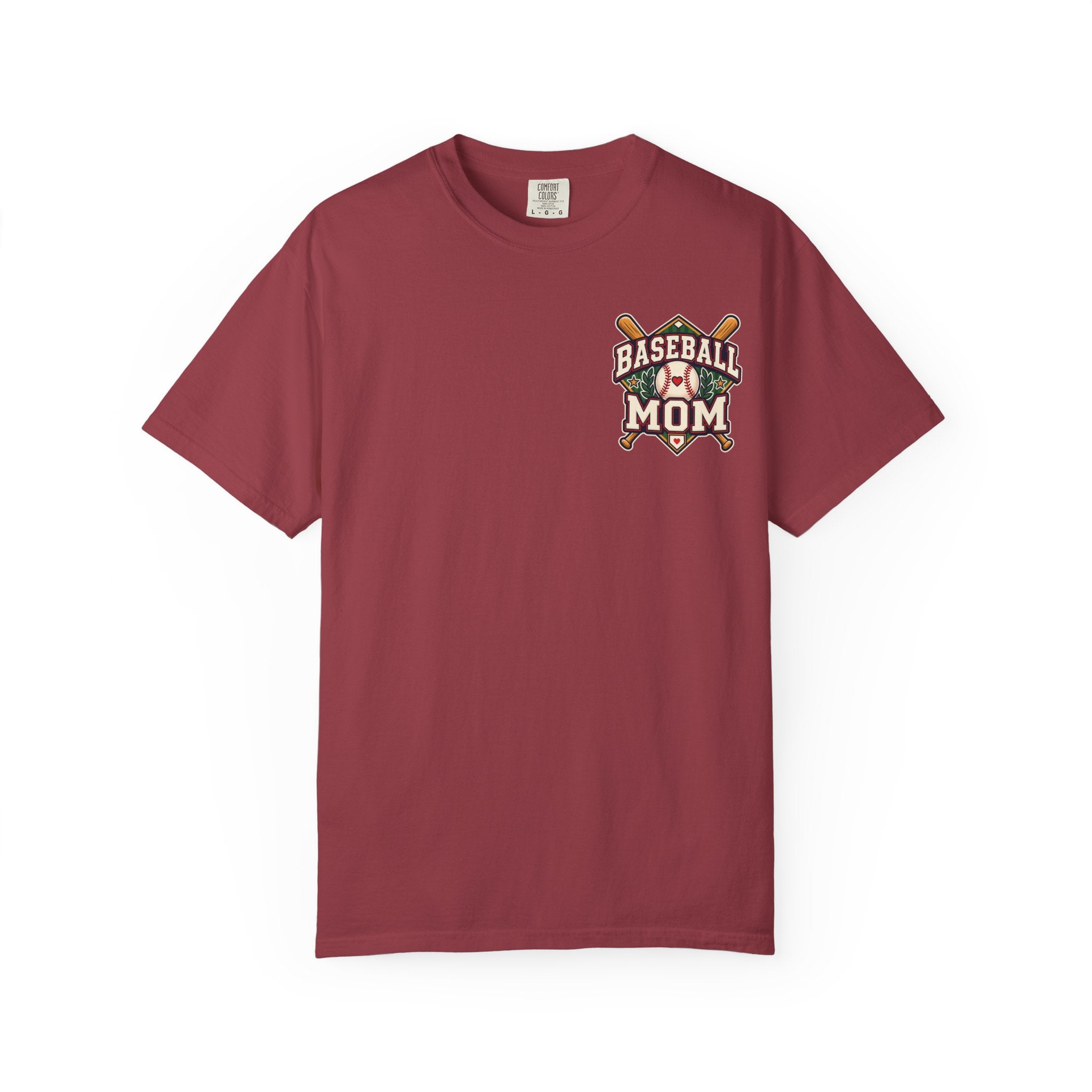 Vintage Baseball Mom Comfort Colors® Front and Back Tee ⚾️