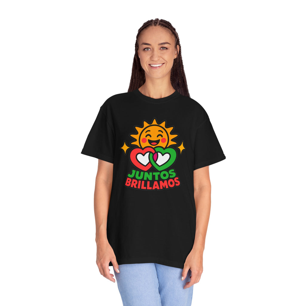 Juntos Brillamos Latino Heritage Heavyweight Tee ☀️❤️