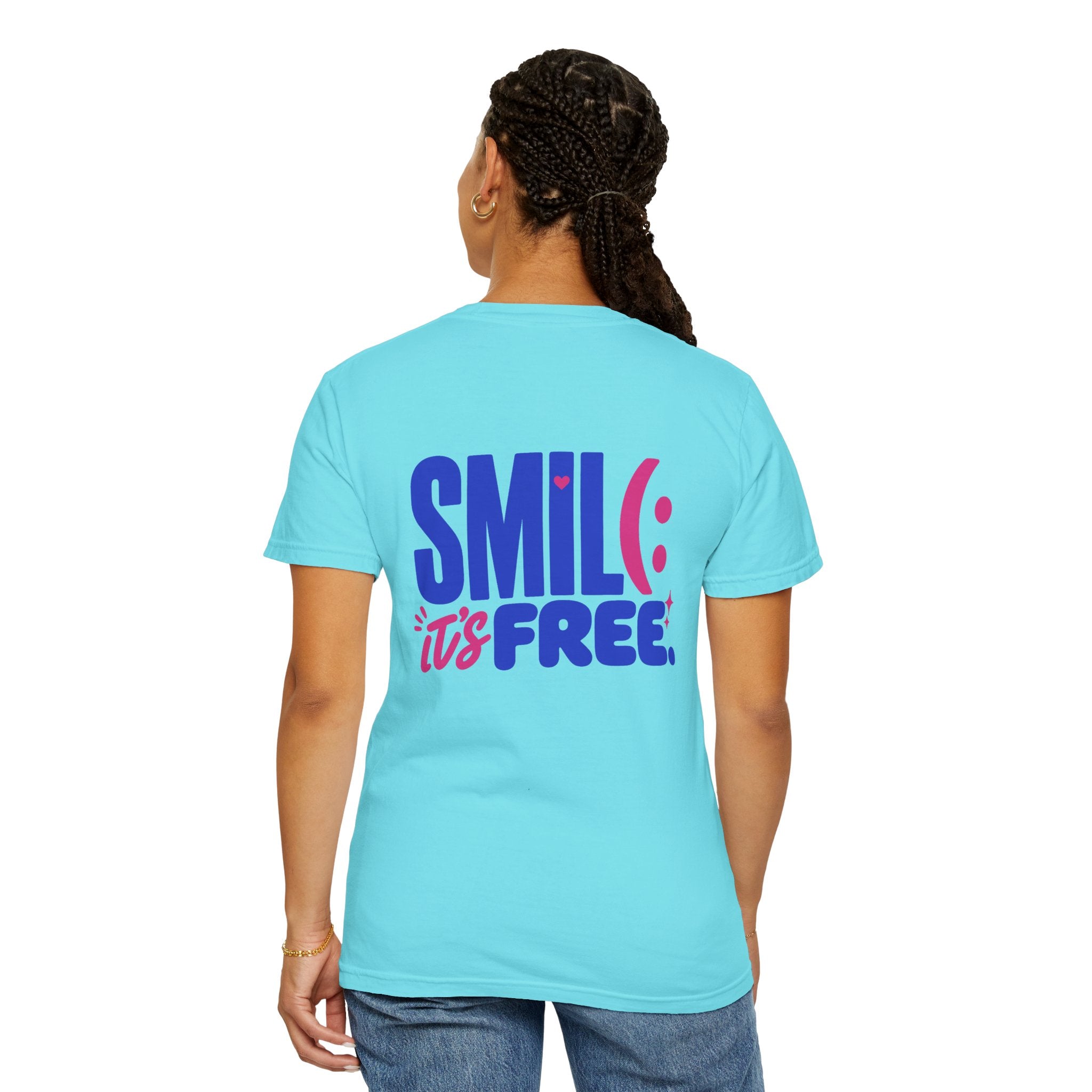 SMIL(: It’s Free Garment-Dyed Graphic Tee