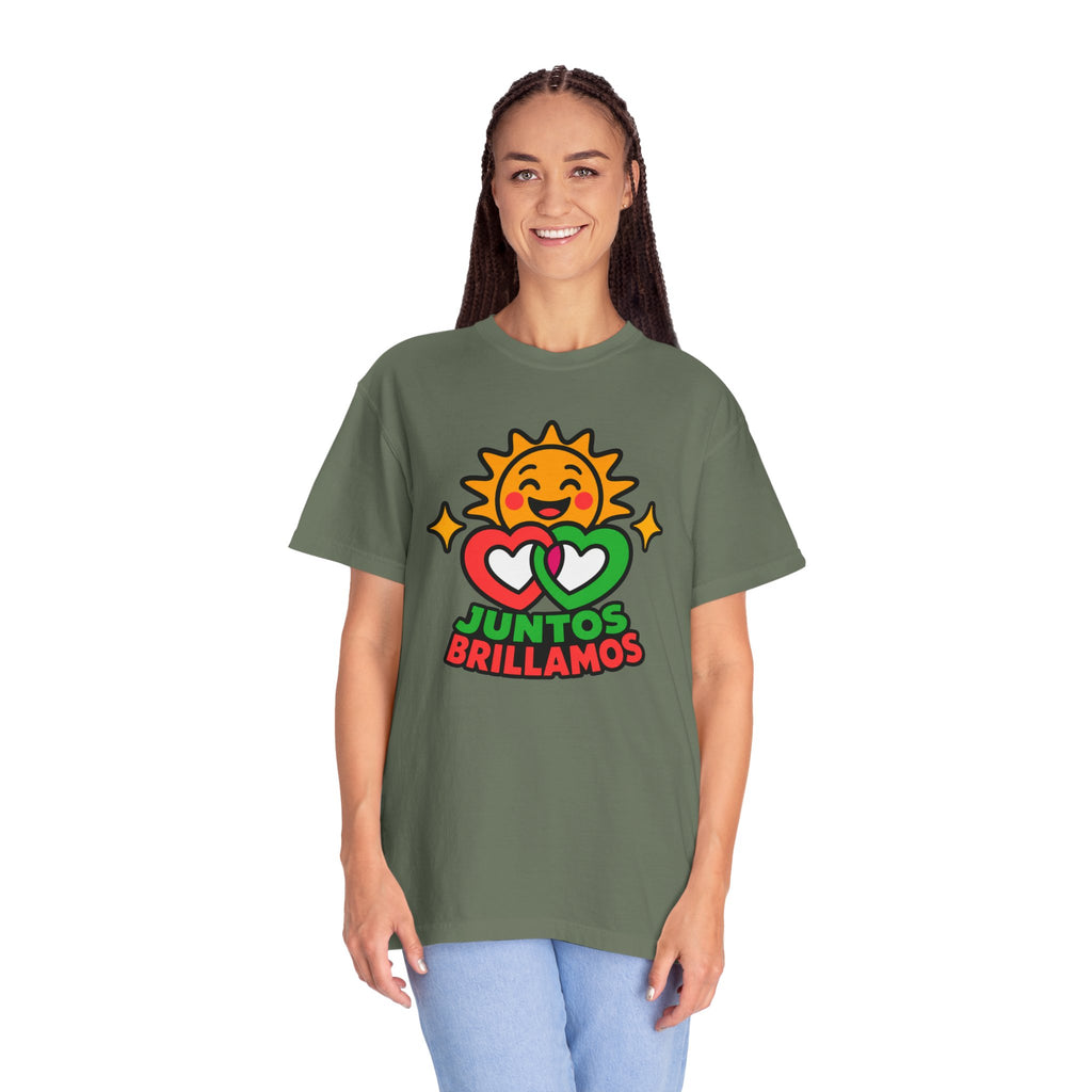 Juntos Brillamos Latino Heritage Heavyweight Tee ☀️❤️