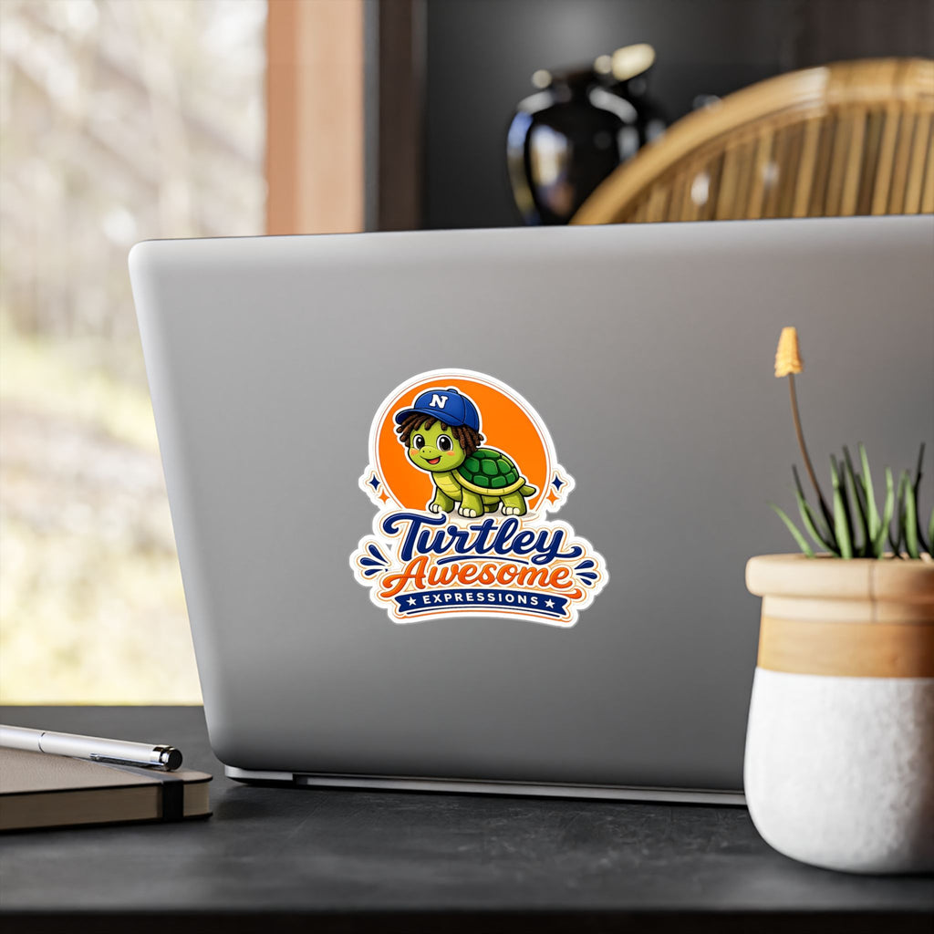 Turtley Awesome Expressions - Decal Vinyl Sticker for Laptops, Water Bottles and Car Windows