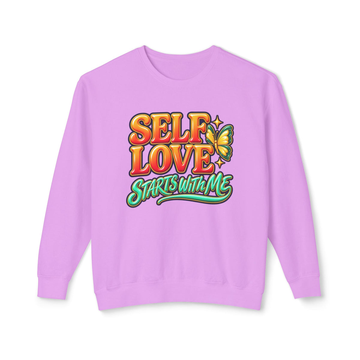 Self Love Starts With Me Crewneck Sweatshirt