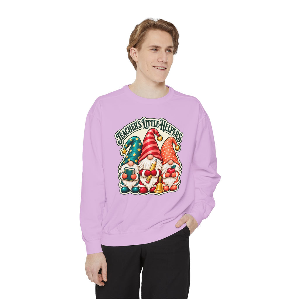 Teachers Little Helpers Gnome Christmas Sweatshirt