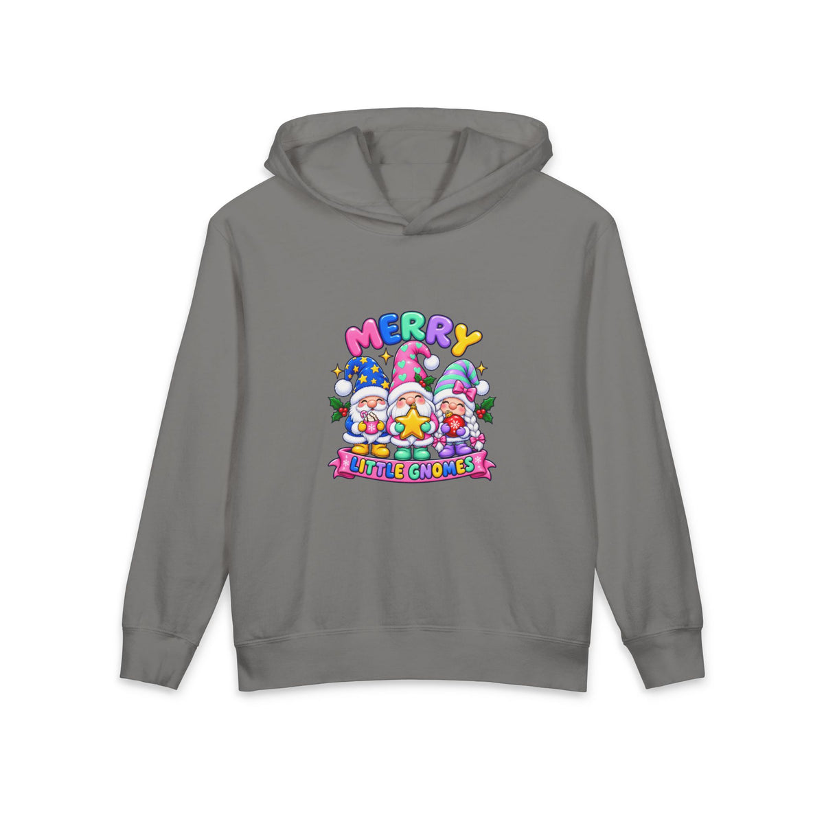 Merry Little Gnomes Christmas Youth Hoodie