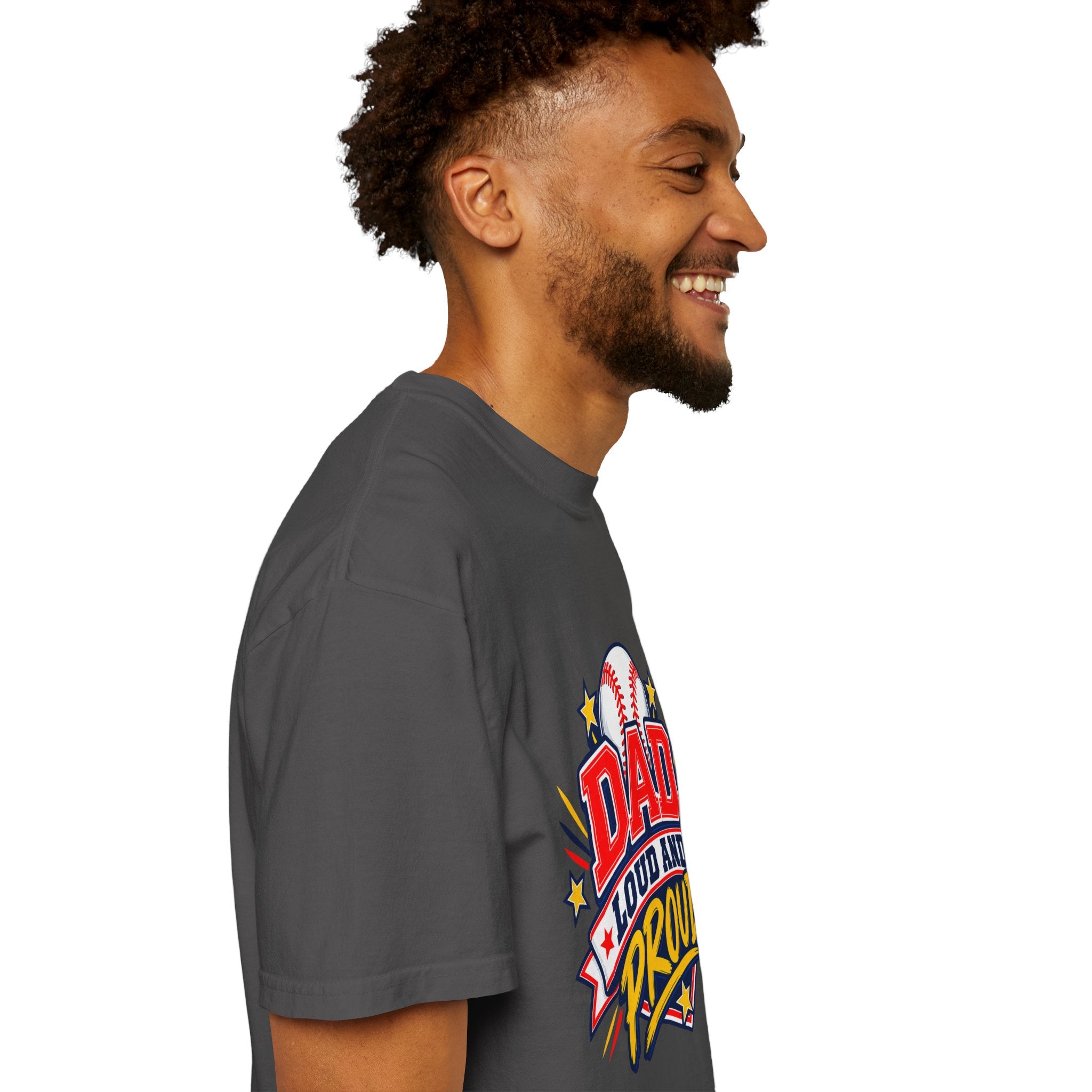 Baseball Dad Loud and Proud Comfort Colors® Tee ⚾️⭐