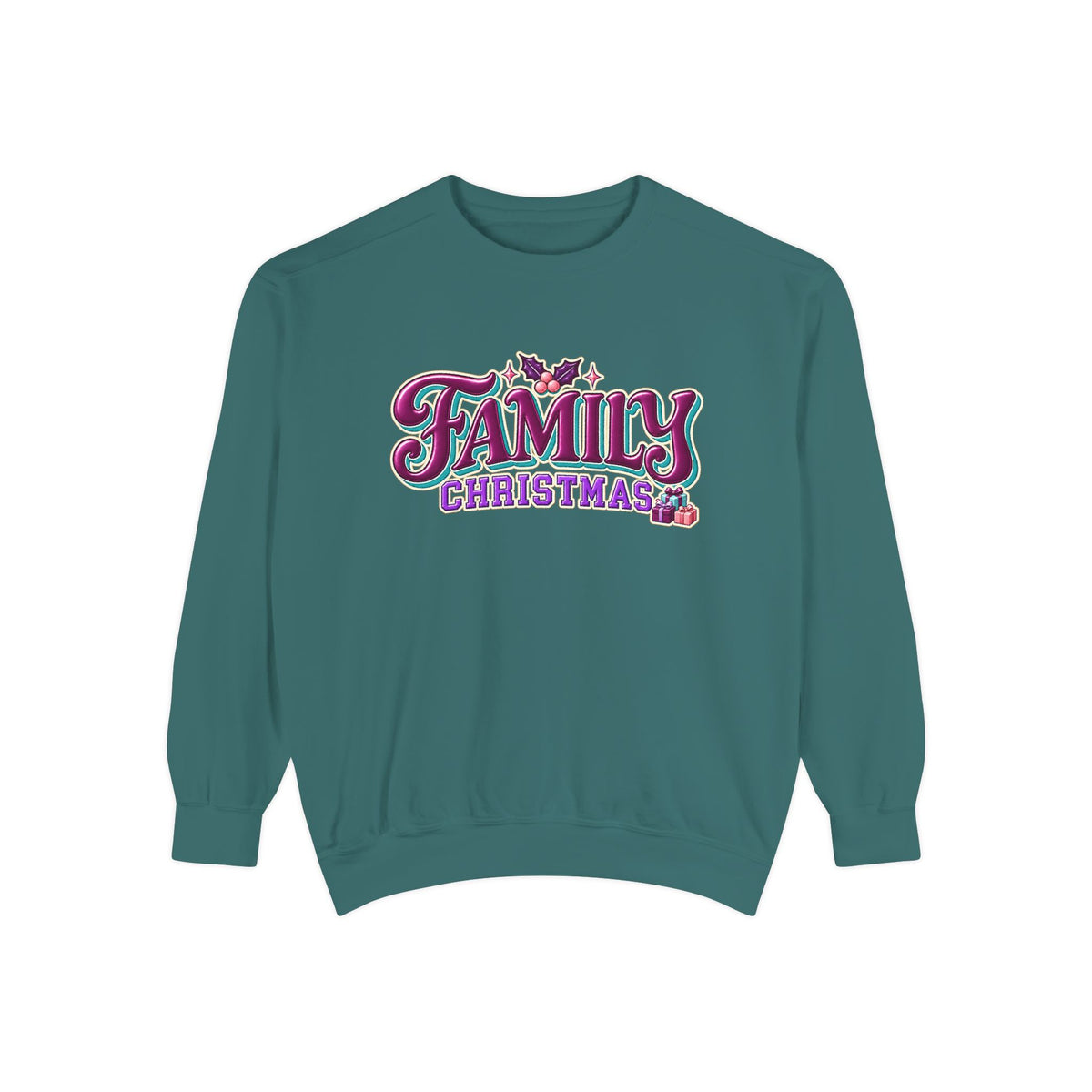 Family Christmas Retro Holiday Sweatshirt
