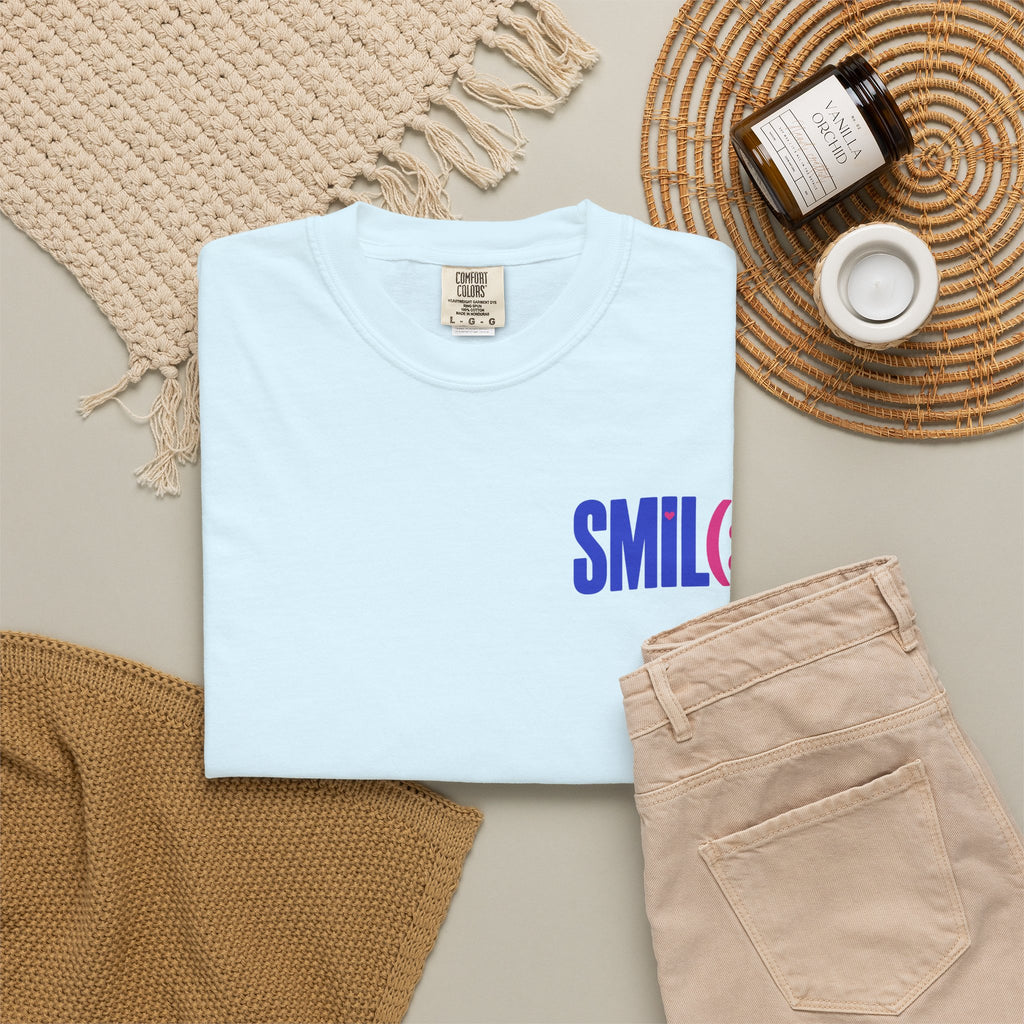SMIL(: It’s Free Garment-Dyed Graphic Tee