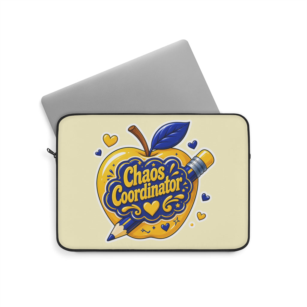 Chaos Coordinator - Moonlight Yellow Apple Laptop and iPad Sleeve