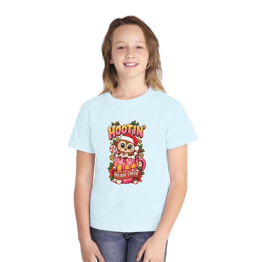 Hootin’ Christmas Cheer Youth Tee