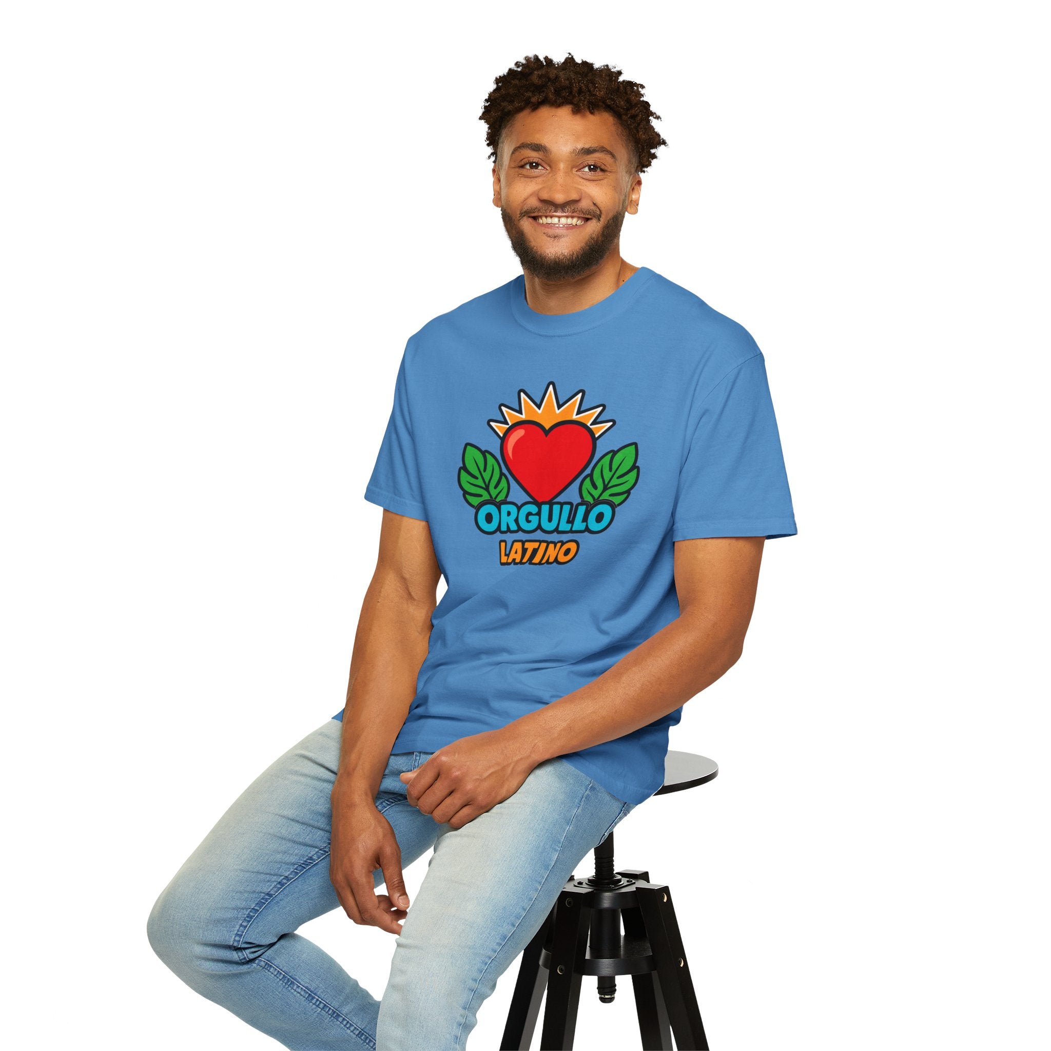 Orgullo Latino Heritage Heavyweight Tee ❤️🌿