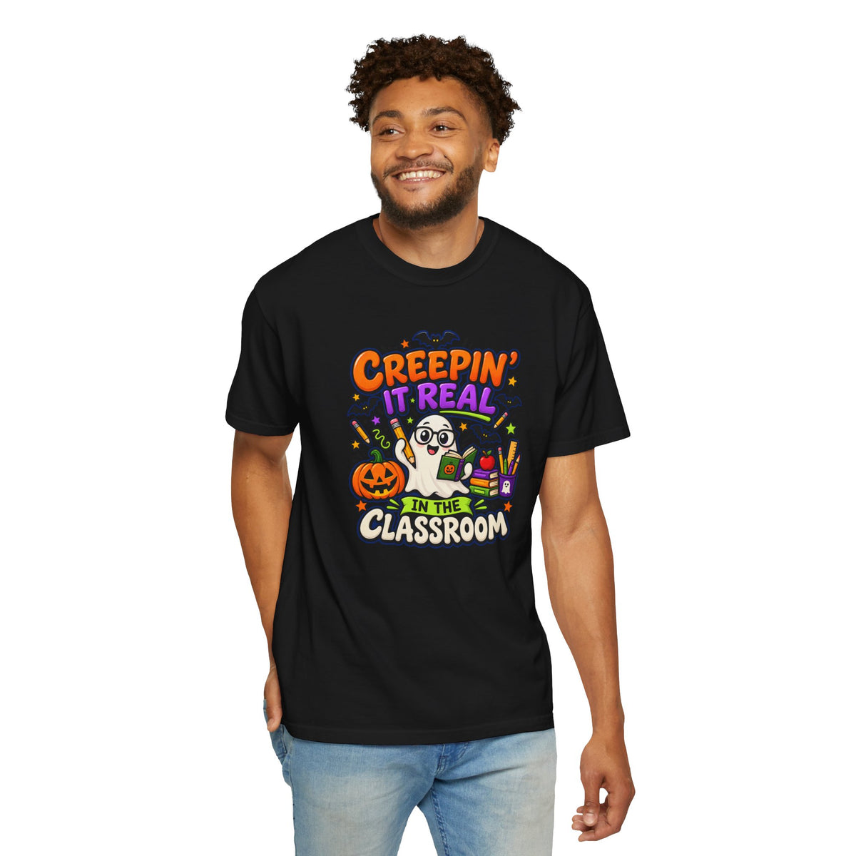 Creepin' It Real in the Classroom Halloween T-Shirt