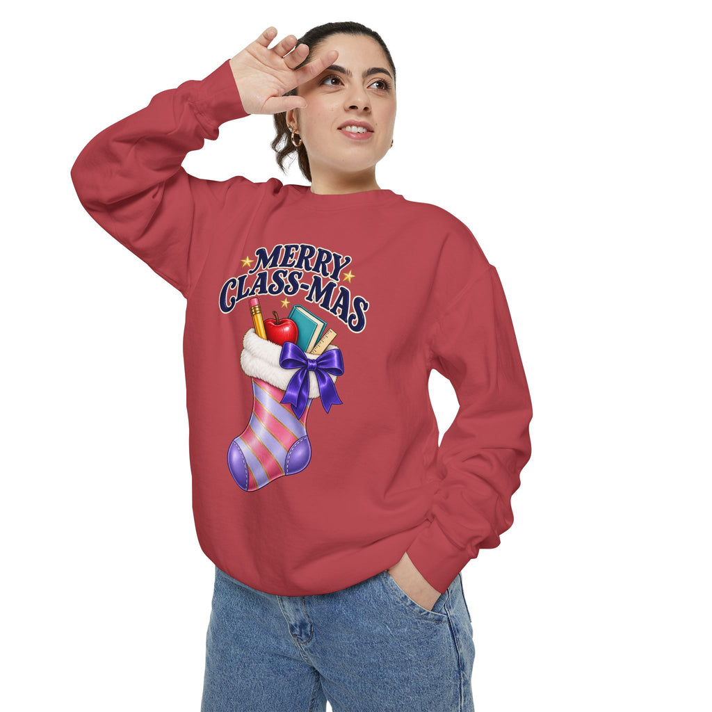 Merry Class-Mas Teacher Christmas Sweatshirt