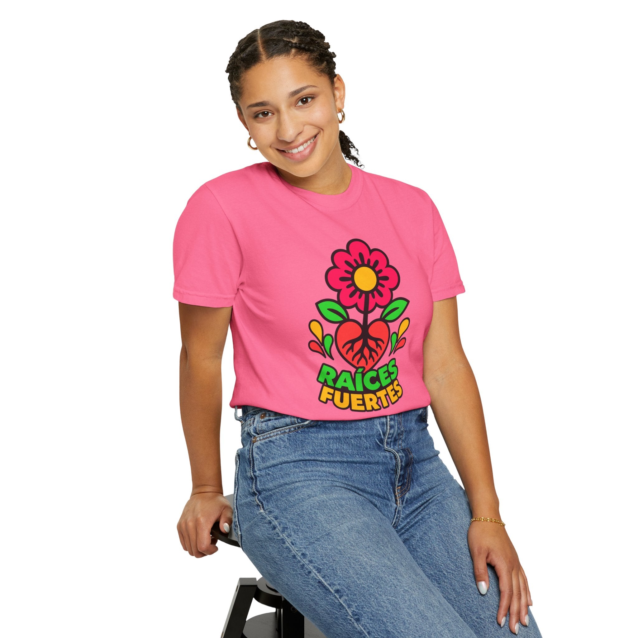 Raíces Fuertes Latino Heritage Heavyweight Tee 🌺❤️