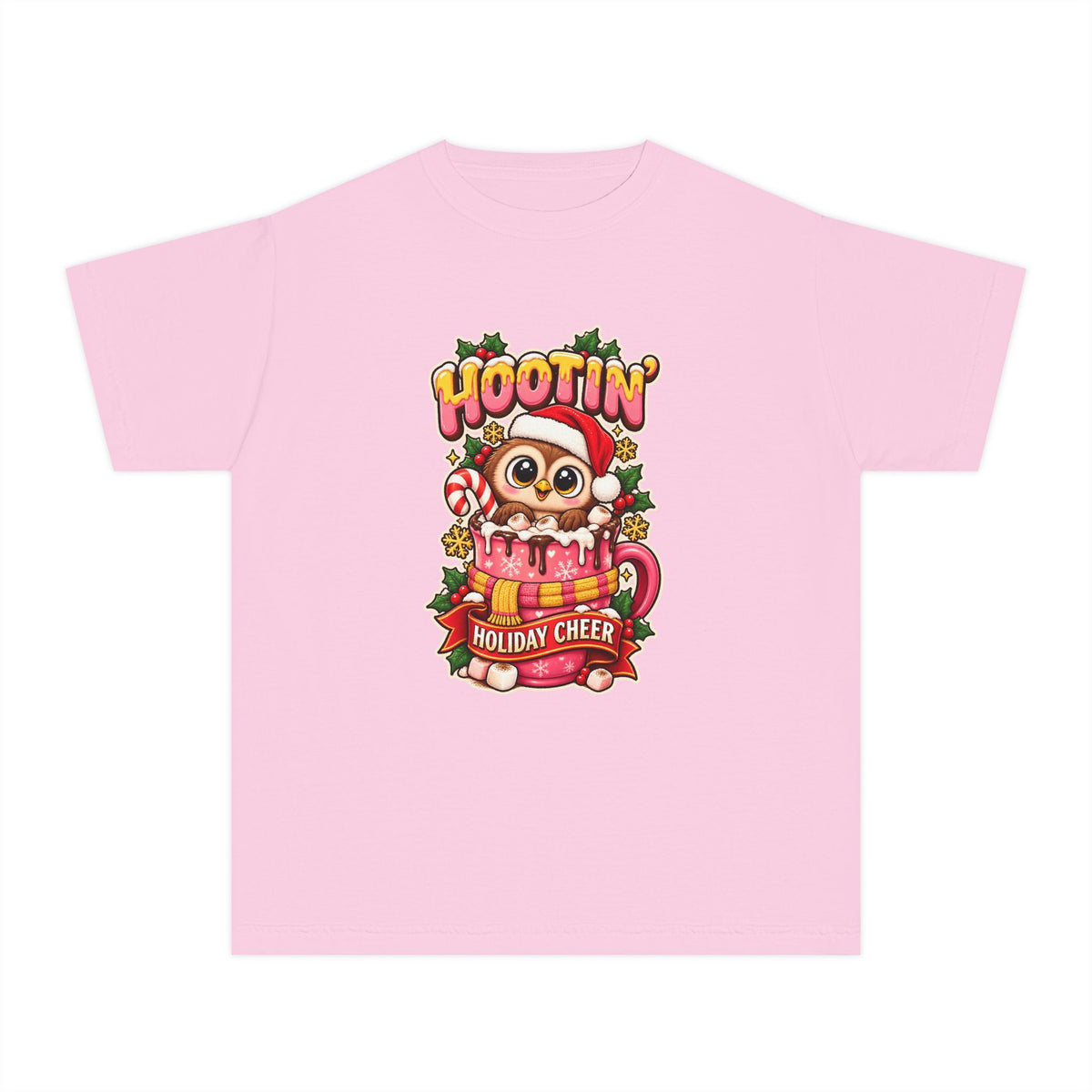 Hootin’ Christmas Cheer Youth Tee