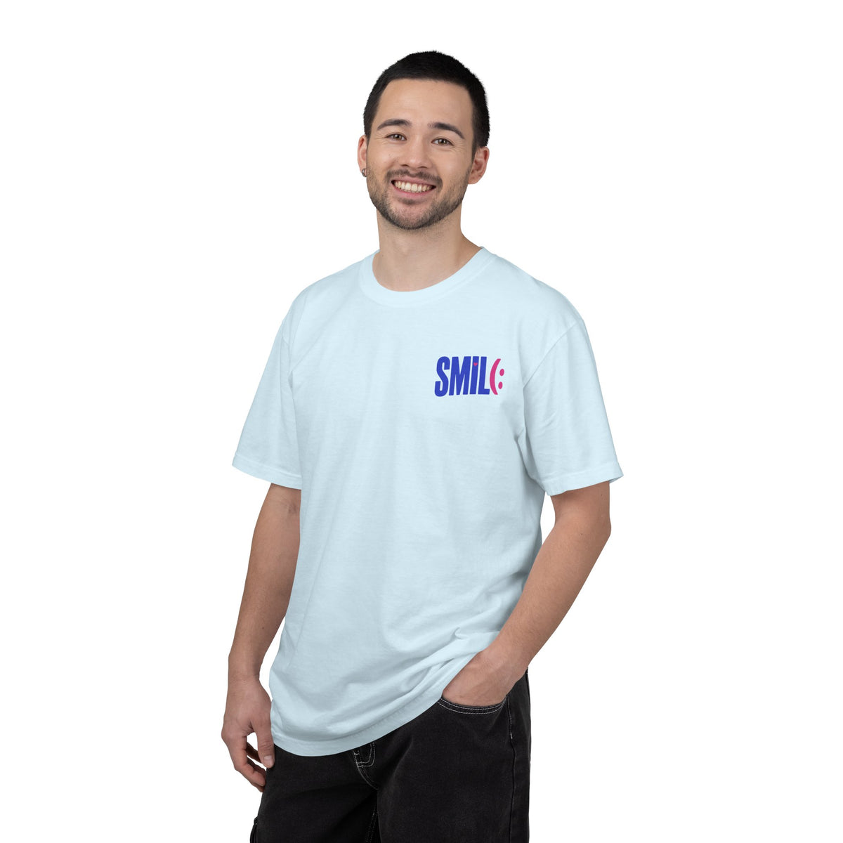 SMIL(: It’s Free Garment-Dyed Graphic Tee