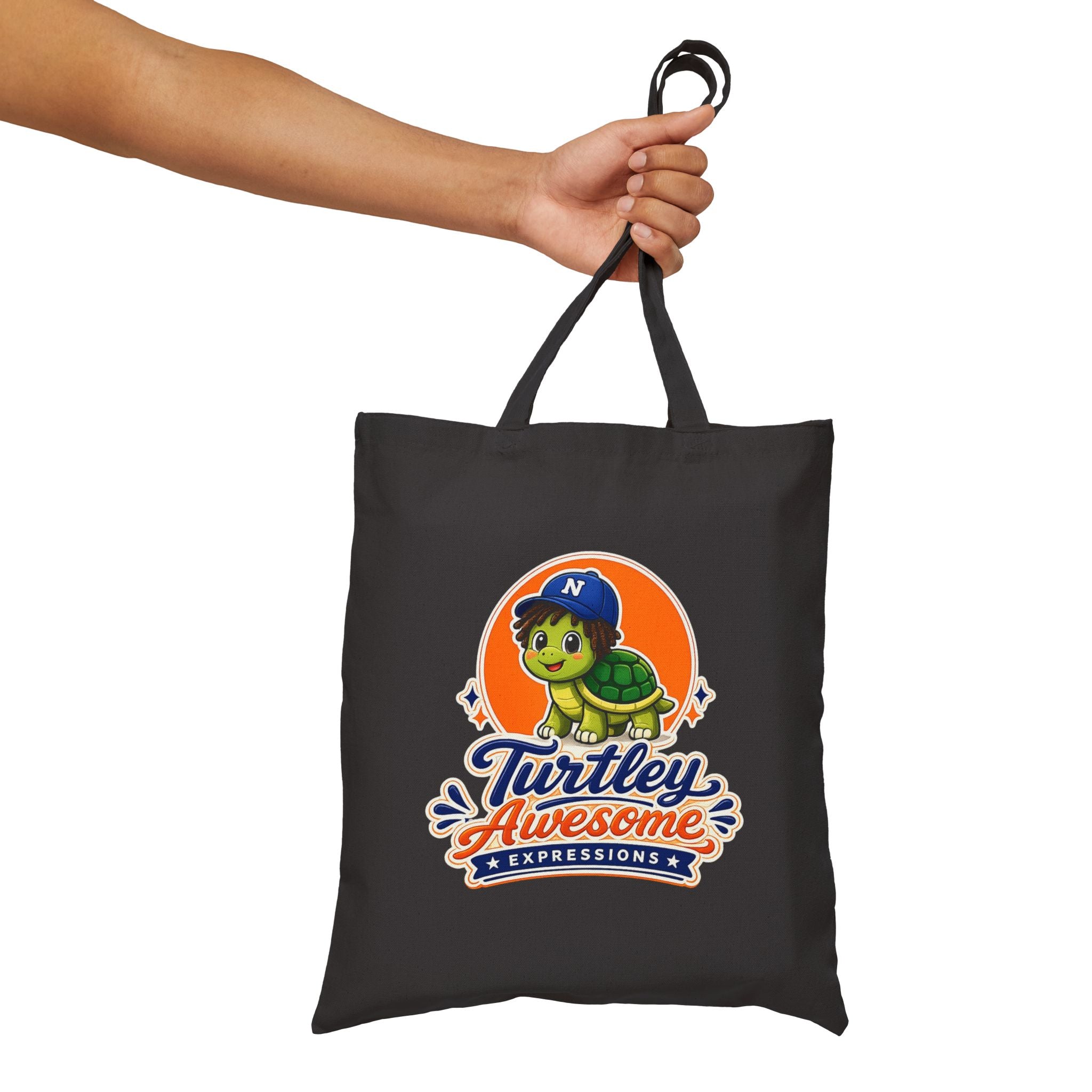 Turtley Awesome Expressions - Canvas Tote, Eco-Friendly Market and Grocery Bag