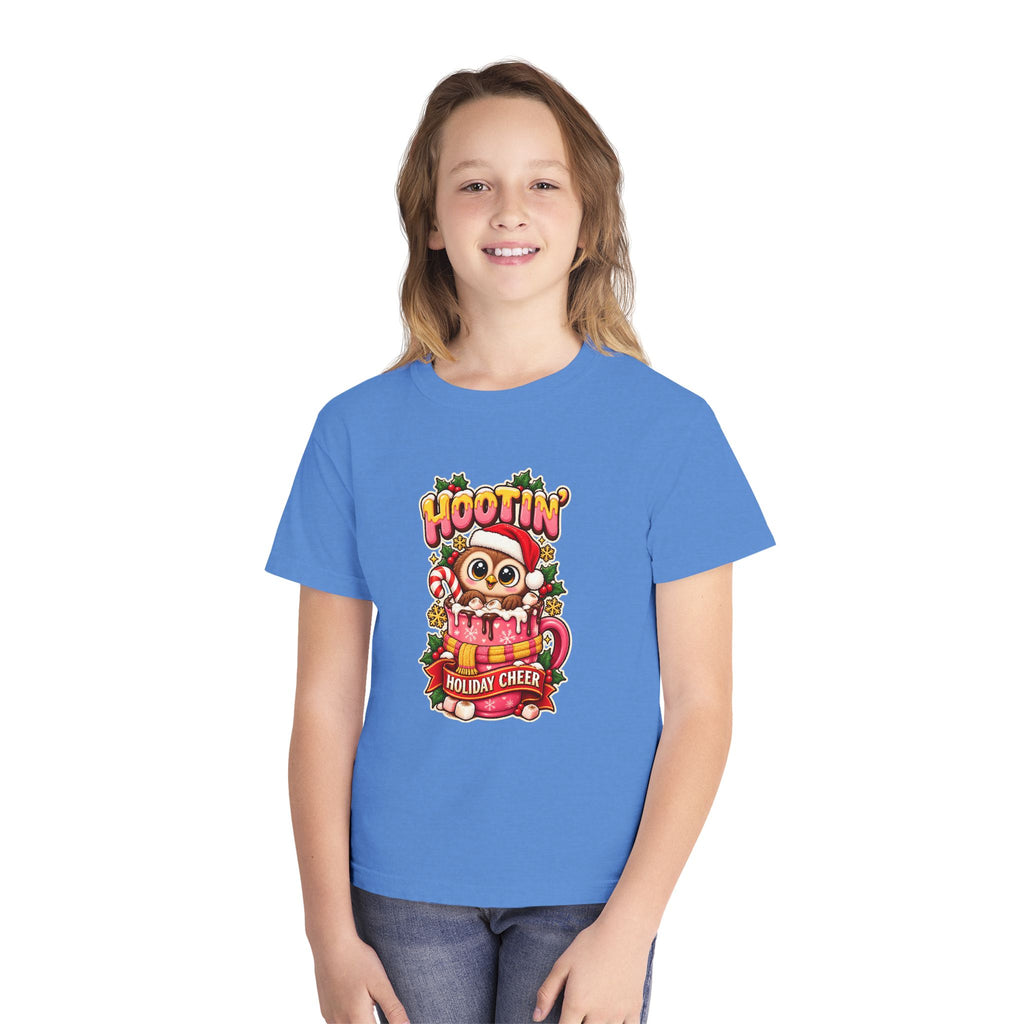 Hootin’ Christmas Cheer Youth Tee