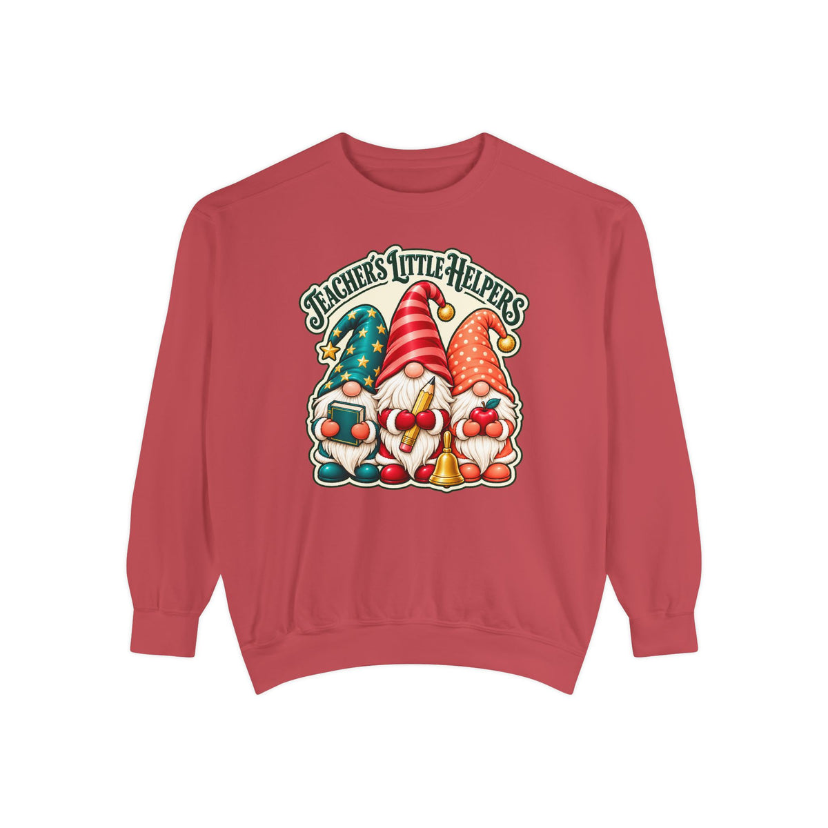 Teachers Little Helpers Gnome Christmas Sweatshirt