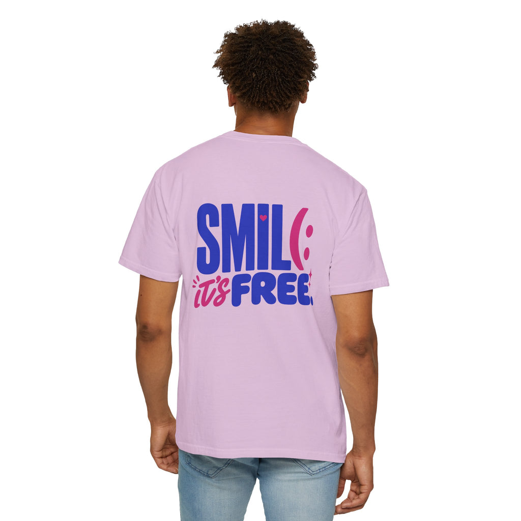 SMIL(: It’s Free Garment-Dyed Graphic Tee
