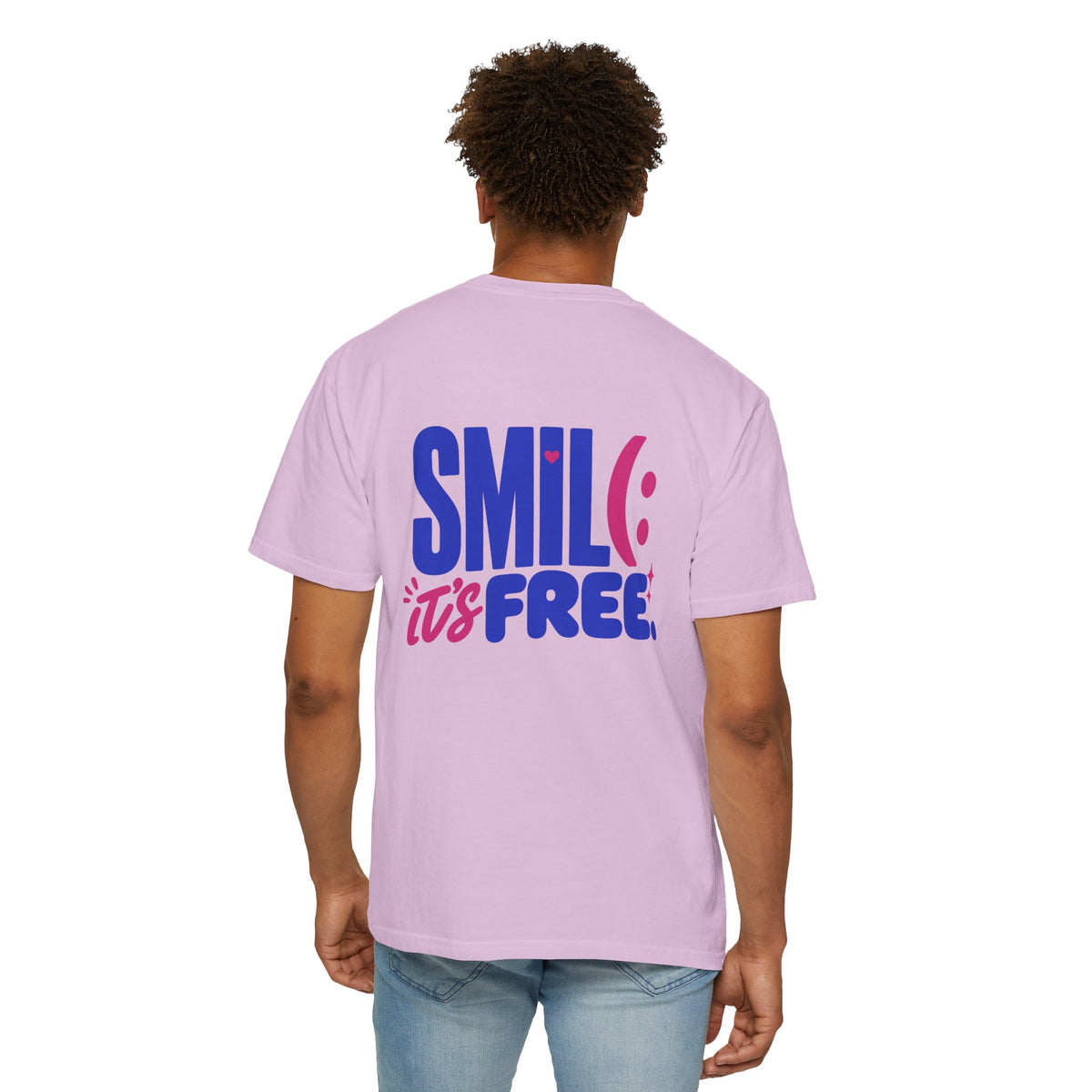 SMIL(: It’s Free Garment-Dyed Graphic Tee