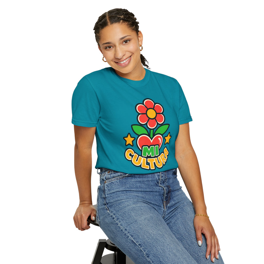Mi Cultura Latino Heritage Heavyweight Tee 🌺❤️