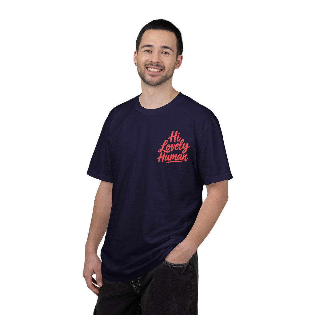 Hi Lovely Human Navy Garment-Dyed Comfort Colors® T-Shirt