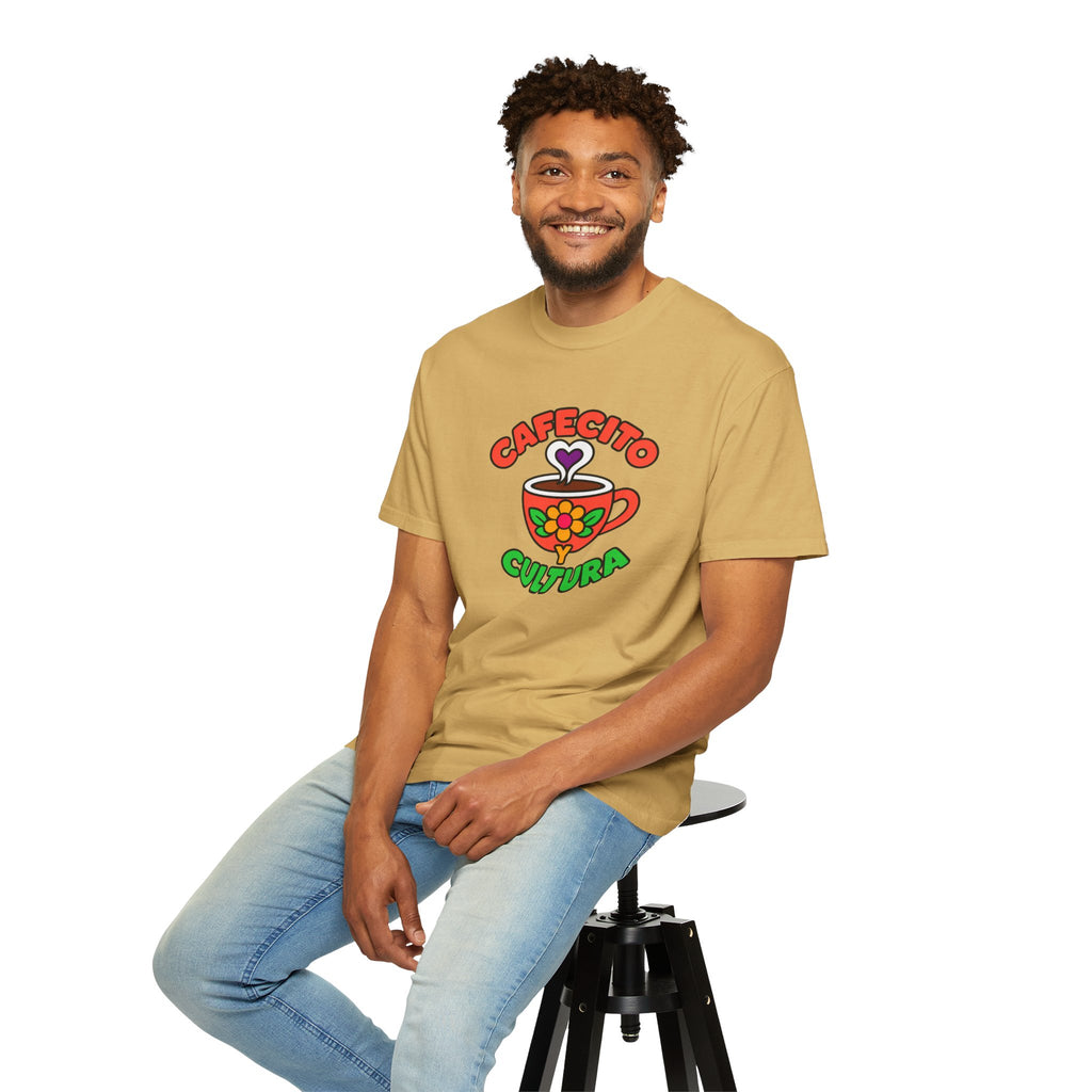 Cafecito Y Cultura Heavyweight Tee ☕🌼