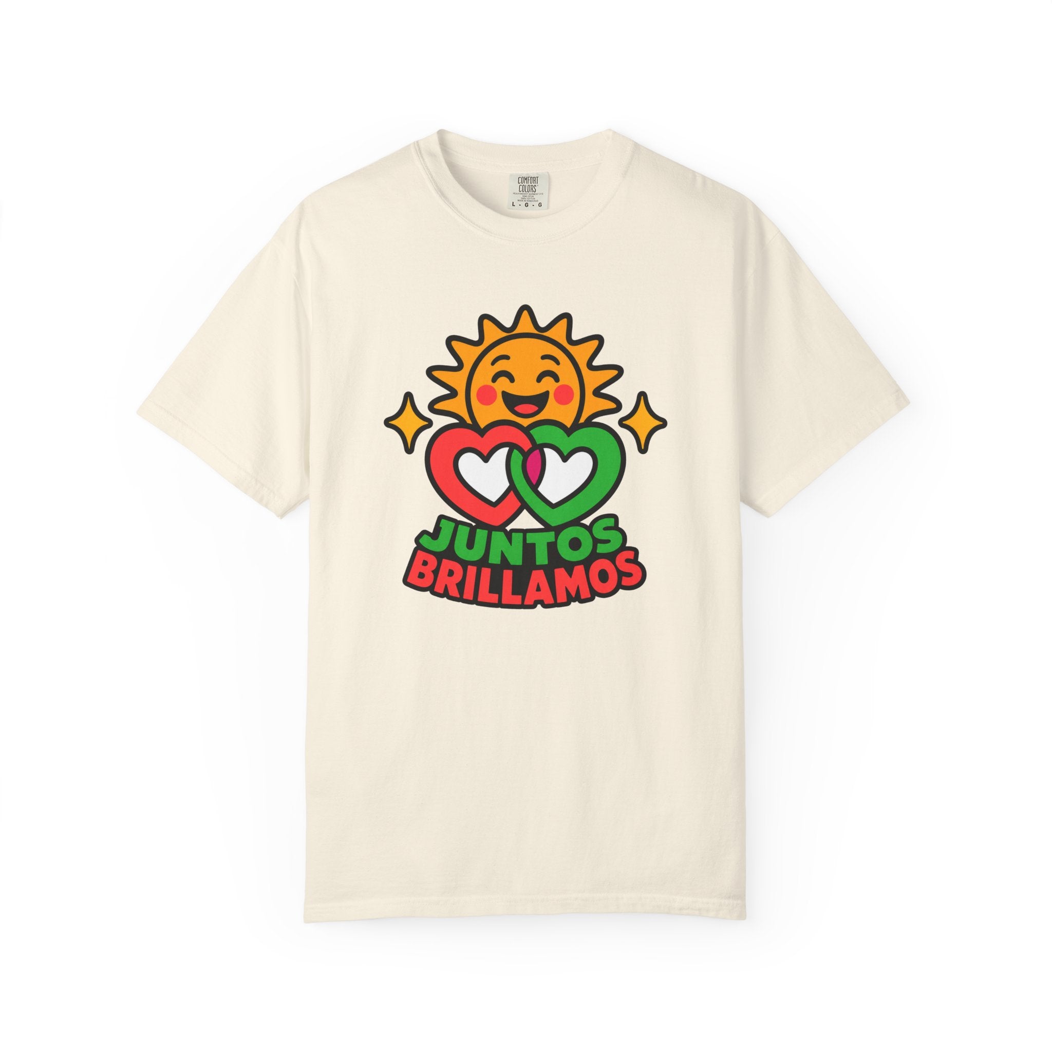 Juntos Brillamos Latino Heritage Heavyweight Tee ☀️❤️