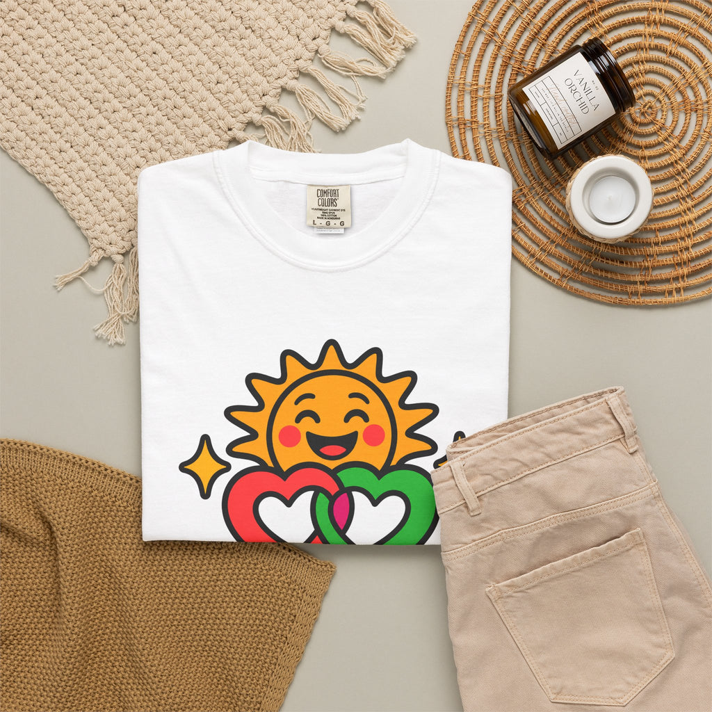 Juntos Brillamos Latino Heritage Heavyweight Tee ☀️❤️