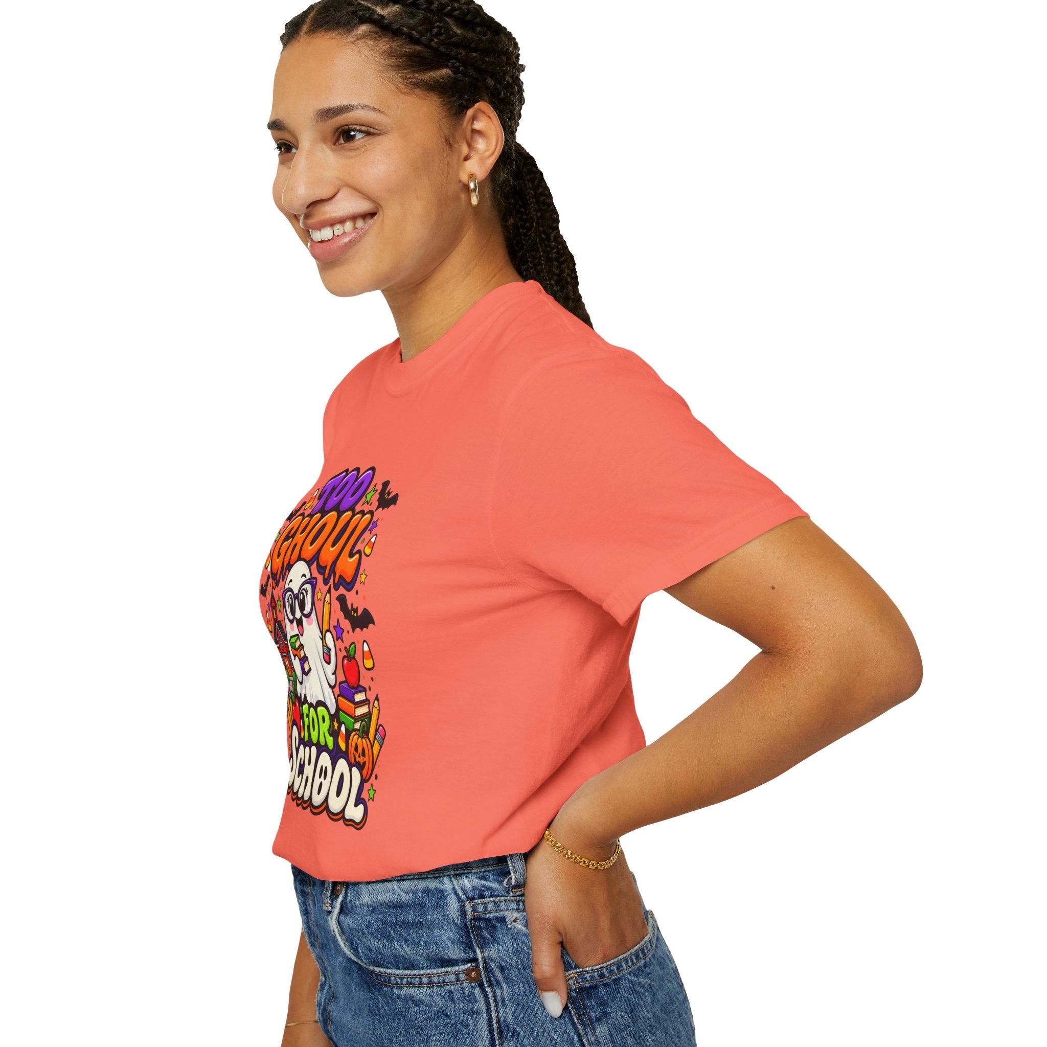 Too Ghoul for School T-Shirt — Cute Halloween Ghost Back-to-School Tee