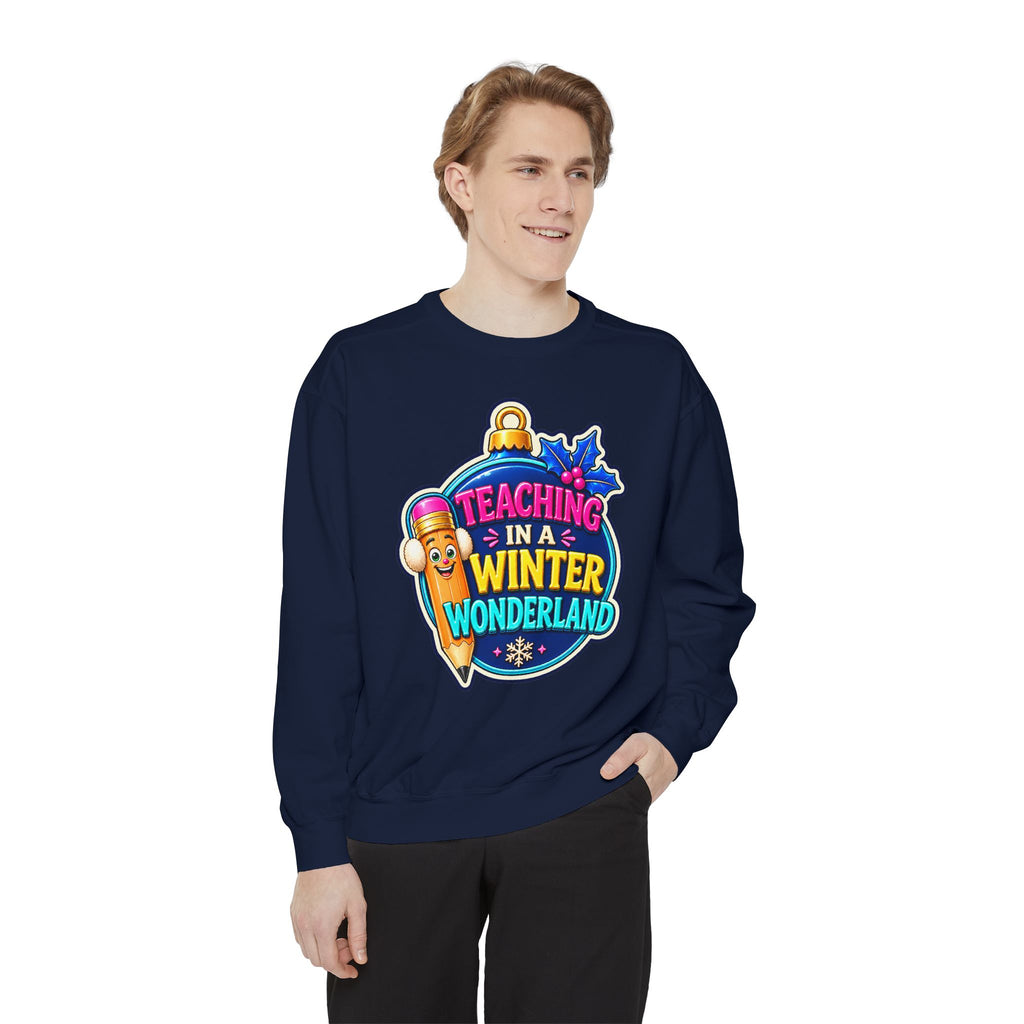 Teaching in a Winter Wonderland Christmas Sweatshirt