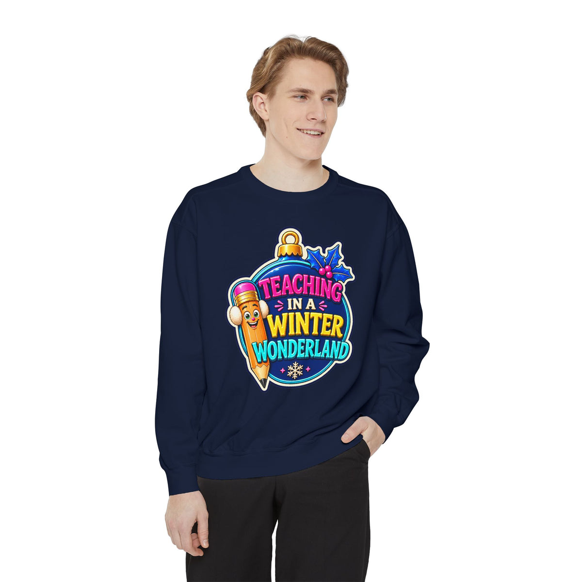 Teaching in a Winter Wonderland Christmas Sweatshirt
