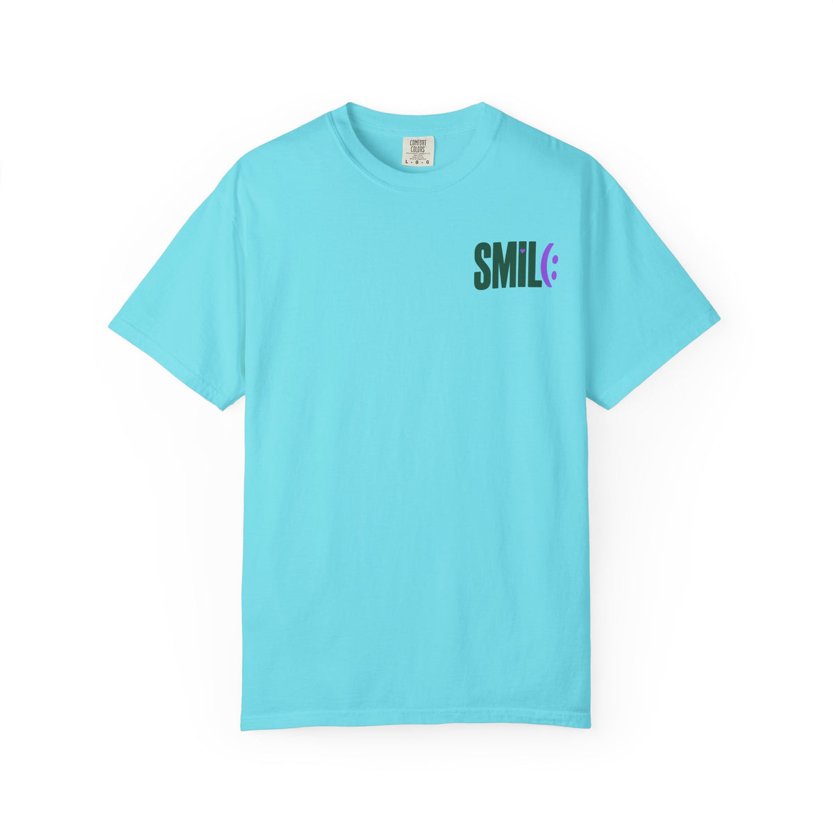 SMILE IT’S FREE! Front-and-Back Garment-Dyed Tee