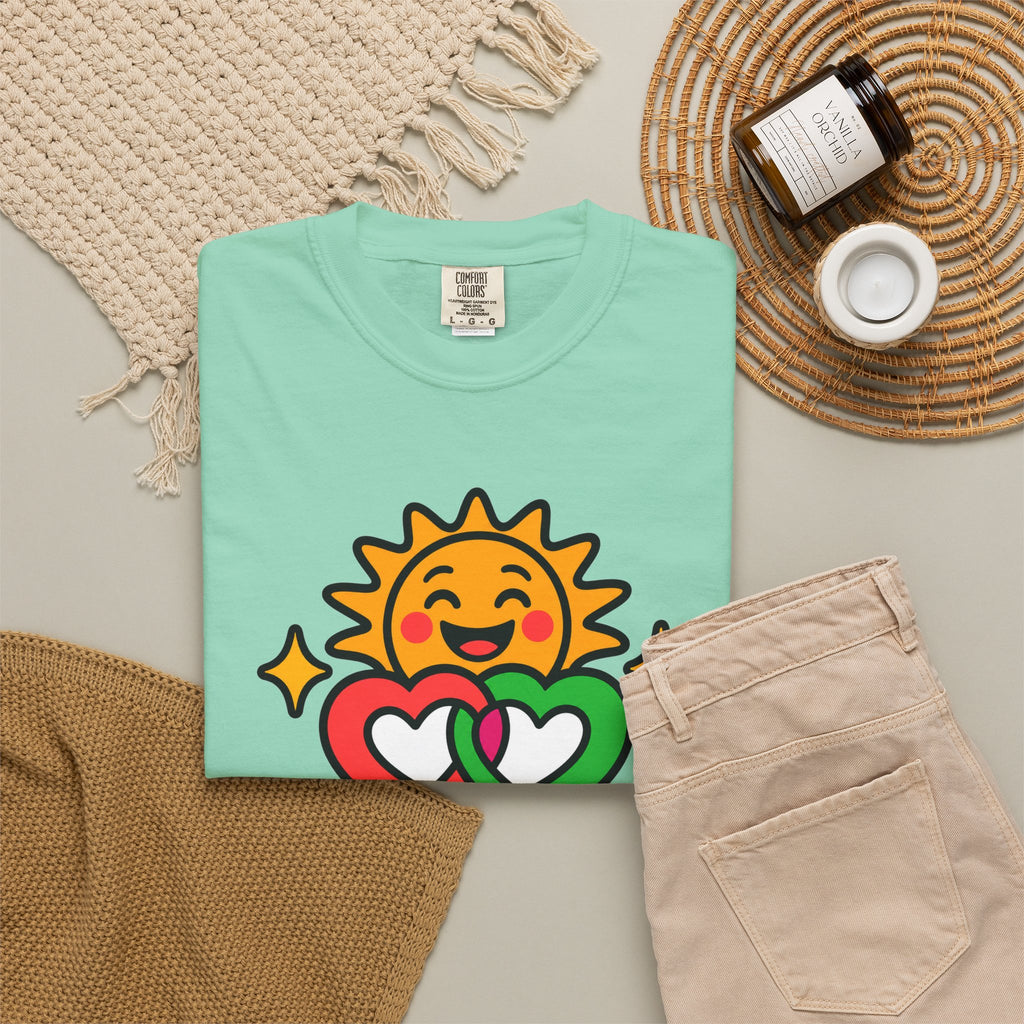 Juntos Brillamos Latino Heritage Heavyweight Tee ☀️❤️