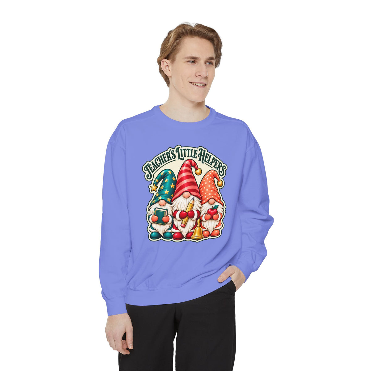 Teachers Little Helpers Gnome Christmas Sweatshirt