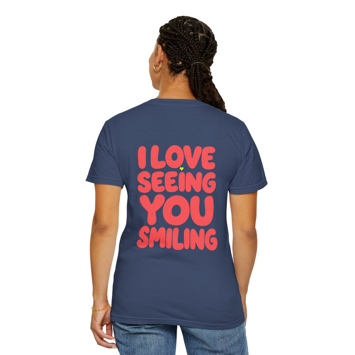 Hi Lovely Human Navy Garment-Dyed Comfort Colors® T-Shirt