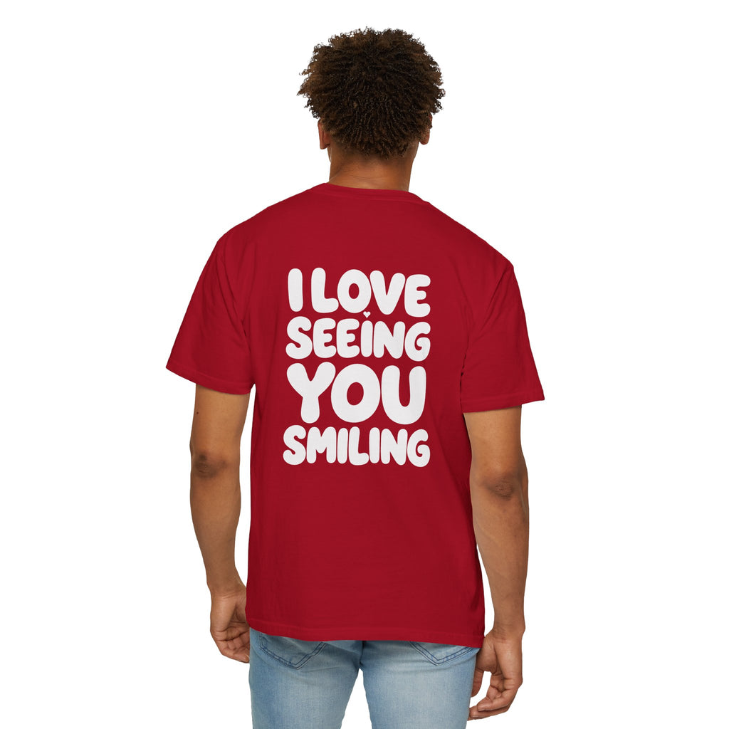 Hi Lovely Human — Inspirational Garment-Dyed Adult T-Shirt