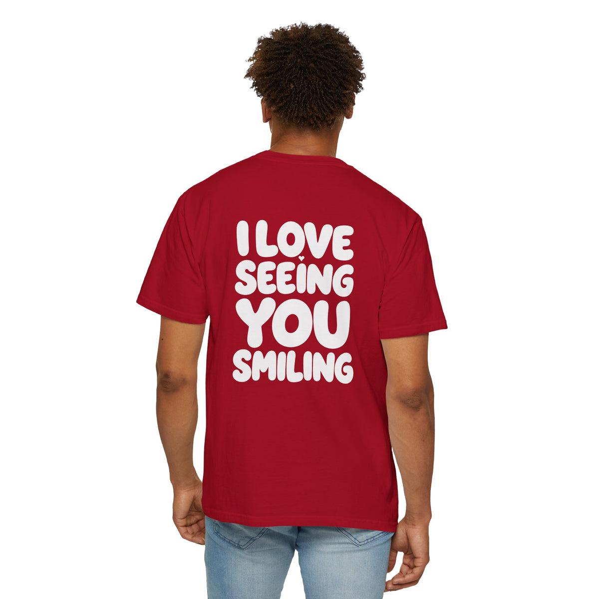 Hi Lovely Human — Inspirational Garment-Dyed Adult T-Shirt