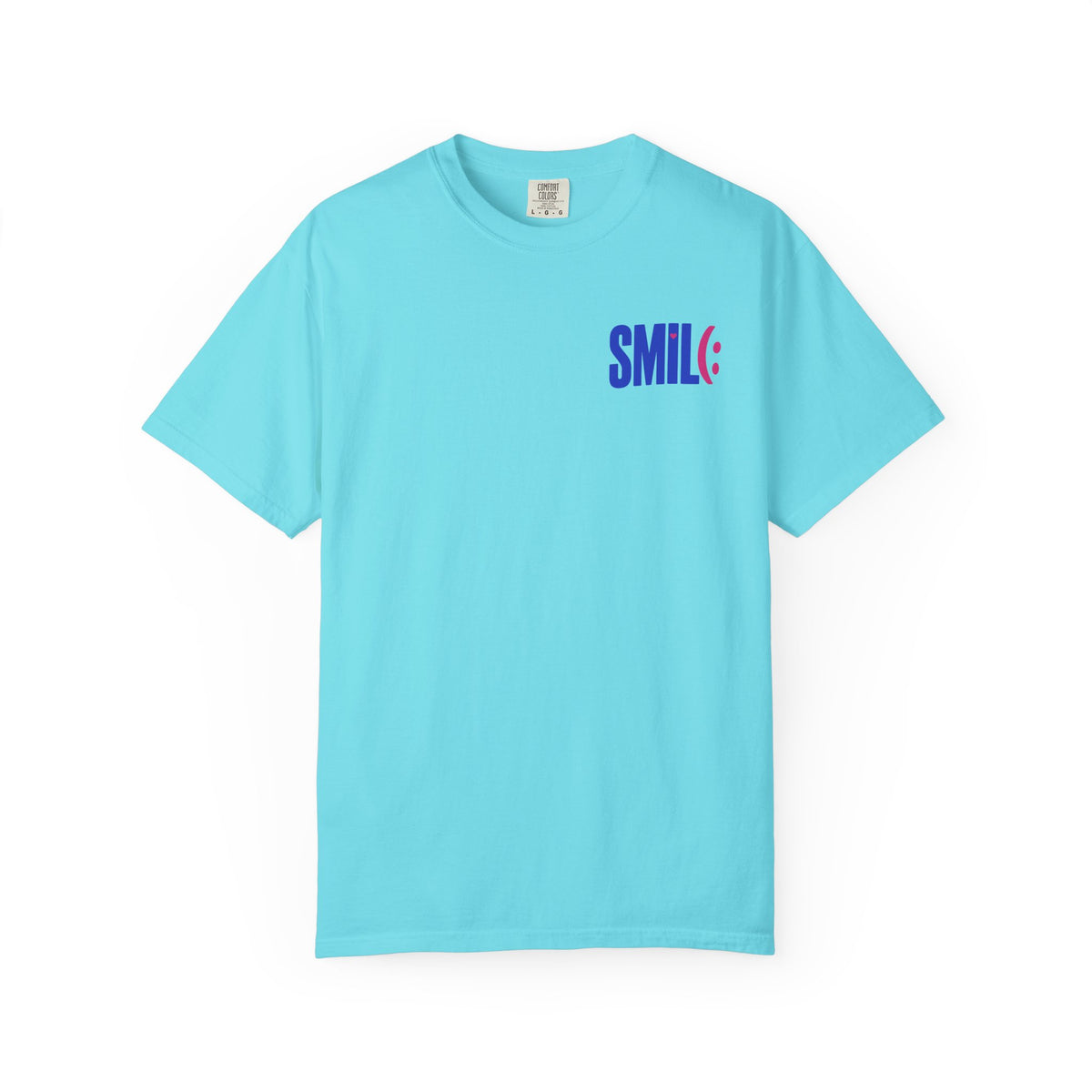 SMILE IT'S FREE! Garment-Dyed Graphic Tee