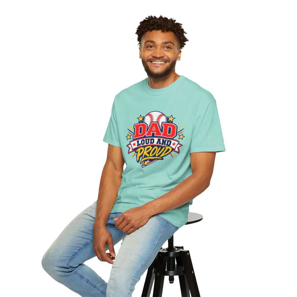 Baseball Dad Loud and Proud Comfort Colors® Tee ⚾️⭐