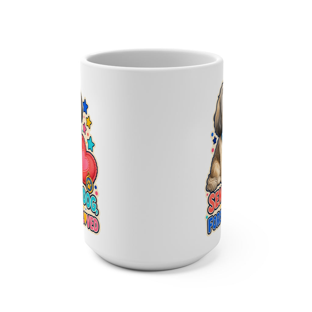Senior Dog Forever Loved Mug - Havanese Dog Lover Coffee Cup - Older Pet Mom, Dad and Rescue Gift