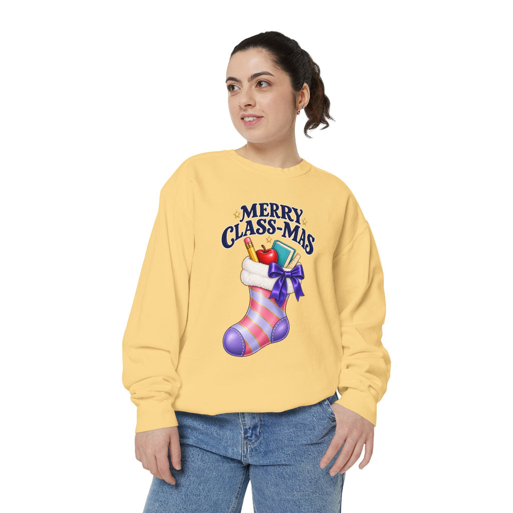Merry Class-Mas Teacher Christmas Sweatshirt