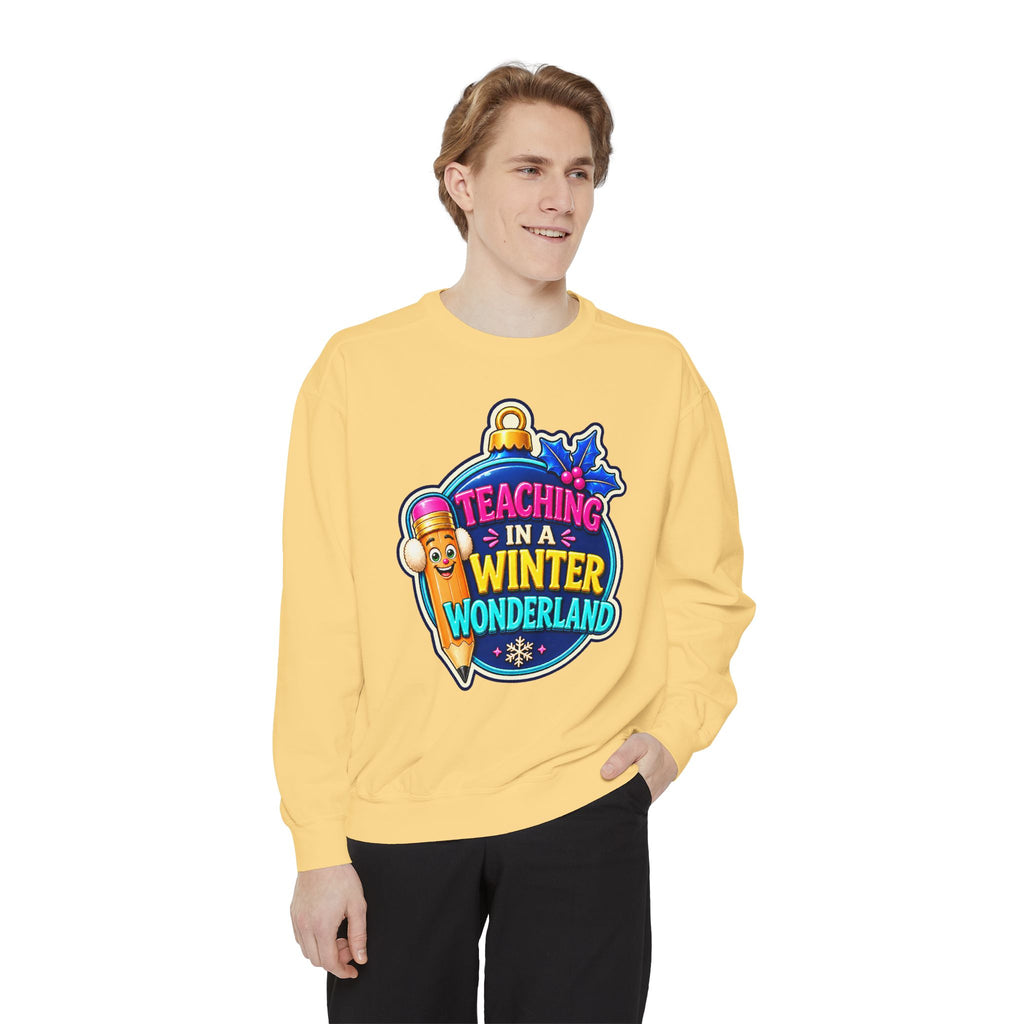 Teaching in a Winter Wonderland Christmas Sweatshirt